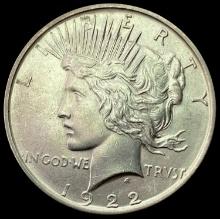 1922 SILVER Peace Dollar UNCIRCULATED