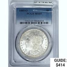 1885-O Morgan Dollar PCGS MS65 SILVER
