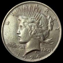 1924 SILVER Peace Dollar UNCIRCULATED