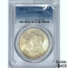 1885-O Morgan Dollar PCGS MS65