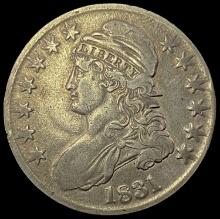 1831 SILVER Capped Bust Half Dollar ABOUT UNCIRCULATED