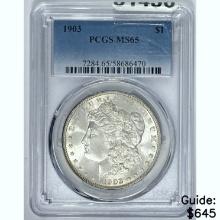 1903 Morgan Dollar PCGS MS65