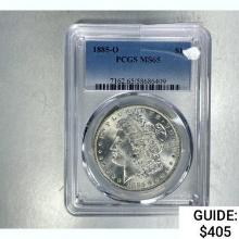 1885-O Morgan Dollar PCGS MS65 SILVER