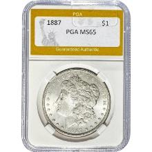 1887 Morgan Dollar PGA MS65