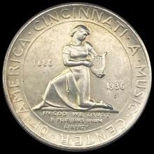 1936 Cincinnati Music Center Half Dollar GEM BU