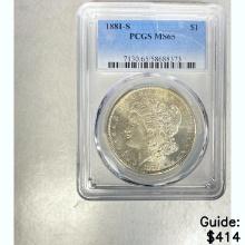 1881-S Morgan Dollar PCGS MS65 SILVER
