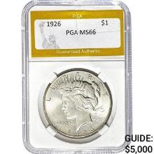 1926 Peace Dollar PGA MS66
