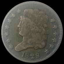 1828 Classic Head Half Cent NICELY CIRCULATED