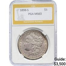 1898-S Morgan Dollar PGA MS63