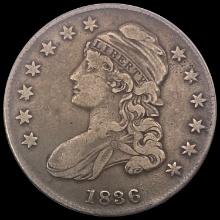 1836 Capped Bust Half Dollar LIGHTLY CIRCULATED