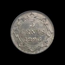 1896 Newfoundland 5 Cents CHOICE AU