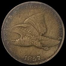 1857 Flying Eagle Cent LIGHTLY CIRCULATED