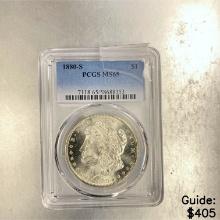 1880-S Morgan Dollar PCGS MS65 SILVER