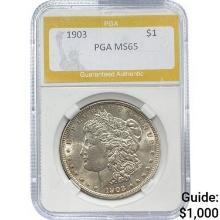 1903 Morgan Silver Dollar PGA MS65