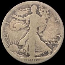 1916 Walking Liberty Half Dollar LIGHTLY CIRCULATED