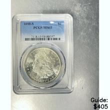1880-S Morgan Dollar PCGS MS65 SILVER
