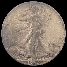 1938-D Walking Liberty Half Dollar HIGH GRADE