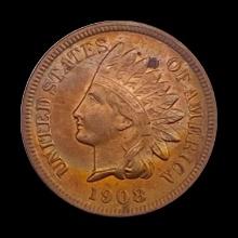 1908-S Indian Head Cent UNCIRCULATED