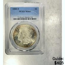 1880-S Morgan Dollar PCGS MS65 SILVER