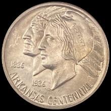 1936 Arkansas Centennial Half Dollar SUPERB GEM BU