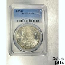 1885-O Morgan Dollar PCGS MS65 SILVER