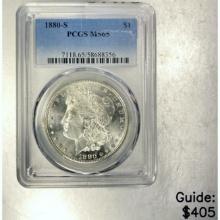 1880-S Morgan Dollar PCGS MS65 SILVER