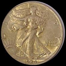 1934 Walking Liberty Half Dollar NEARLY UNCIRCULATED