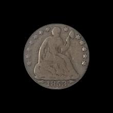 1853 Seated Liberty Half Dime LIGHTLY CIRCULATED