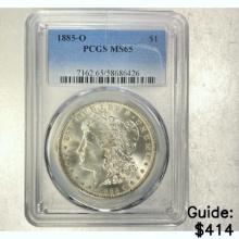 1885-O Morgan Dollar PCGS MS65 SILVER