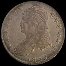 1820 Capped Bust Half Dollar NEARLY UNCIRCULATED