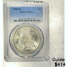 1885-O Morgan Dollar PCGS MS65 SILVER