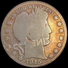 1915 Barber Half Dollar LIGHTLY CIRCULATED