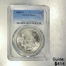 1885-O Morgan Dollar PCGS MS65 SILVER
