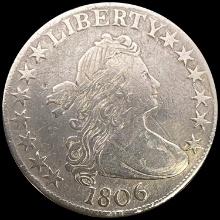 1806 Draped Bust Half Dollar NEARLY UNCIRCULATED