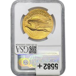 1907 $20 Gold Double Eagle NGC PF61 High Relief
