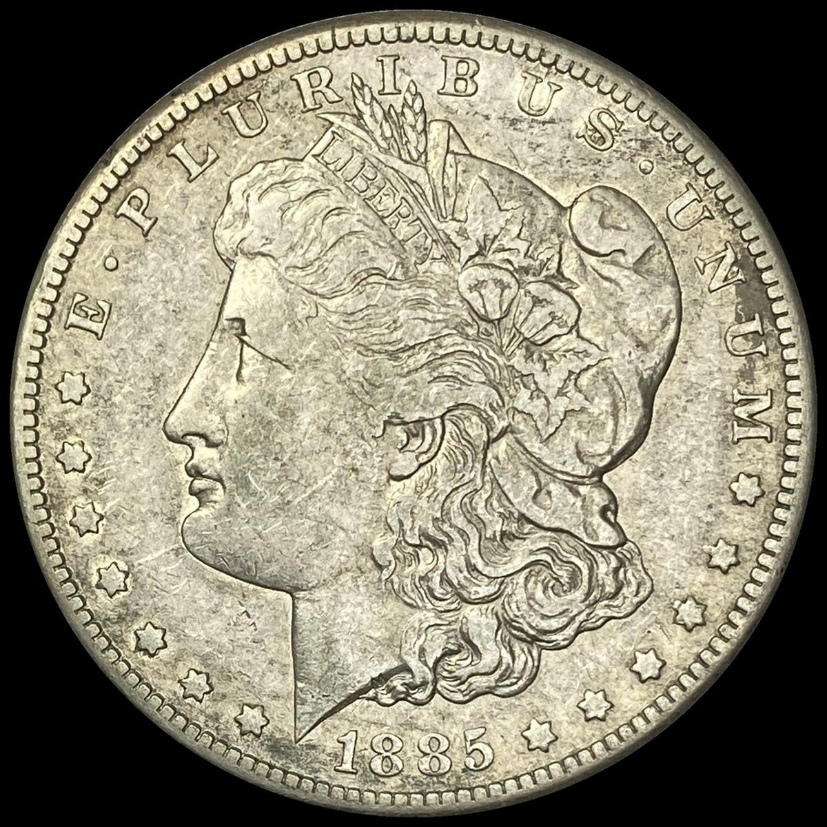 1885-S Morgan Silver Dollar LIGHTLY CIRCULATED