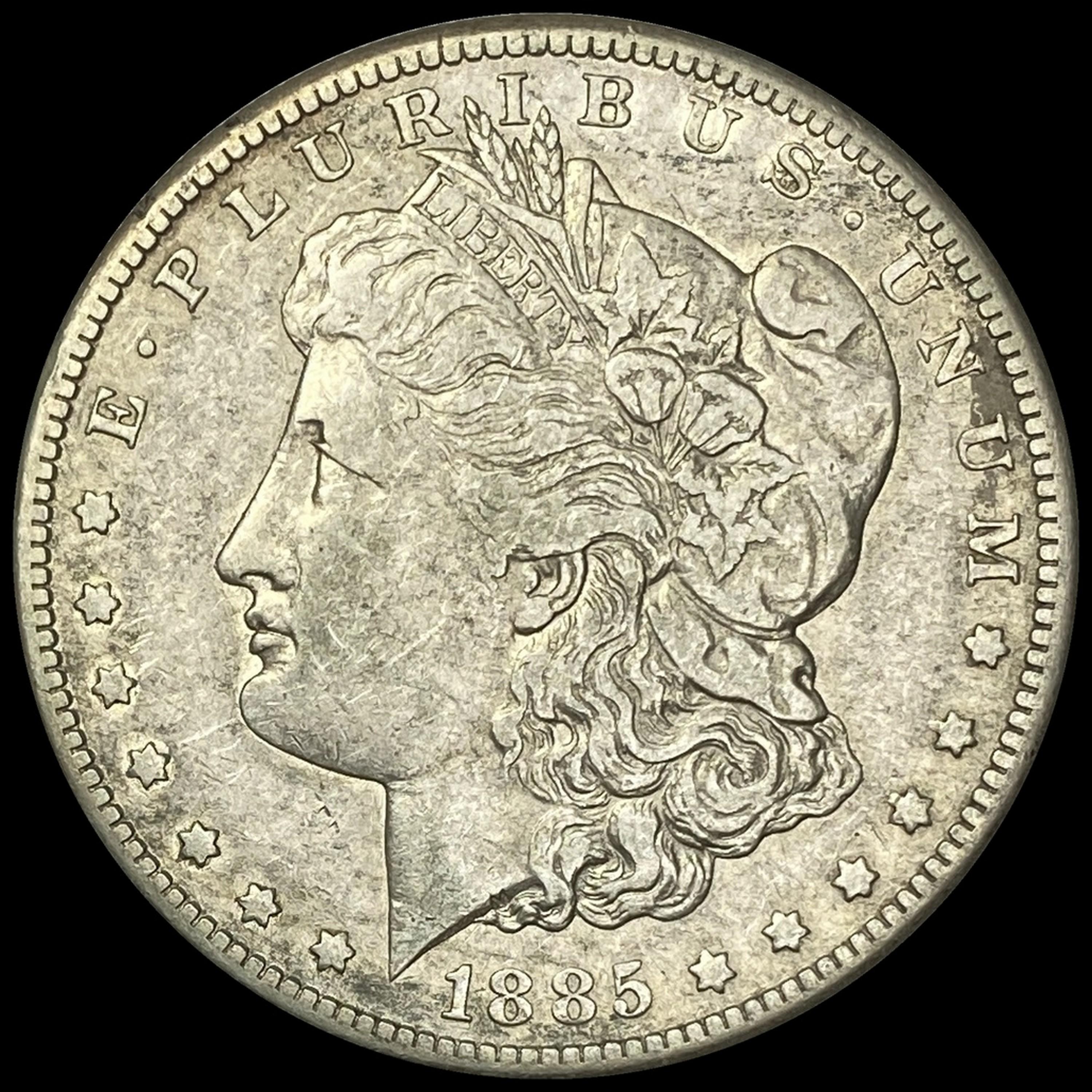 1885-S Morgan Silver Dollar LIGHTLY CIRCULATED