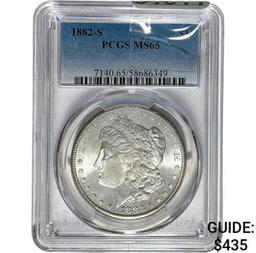 1882-S Morgan Dollar PCGS MS65 SILVER