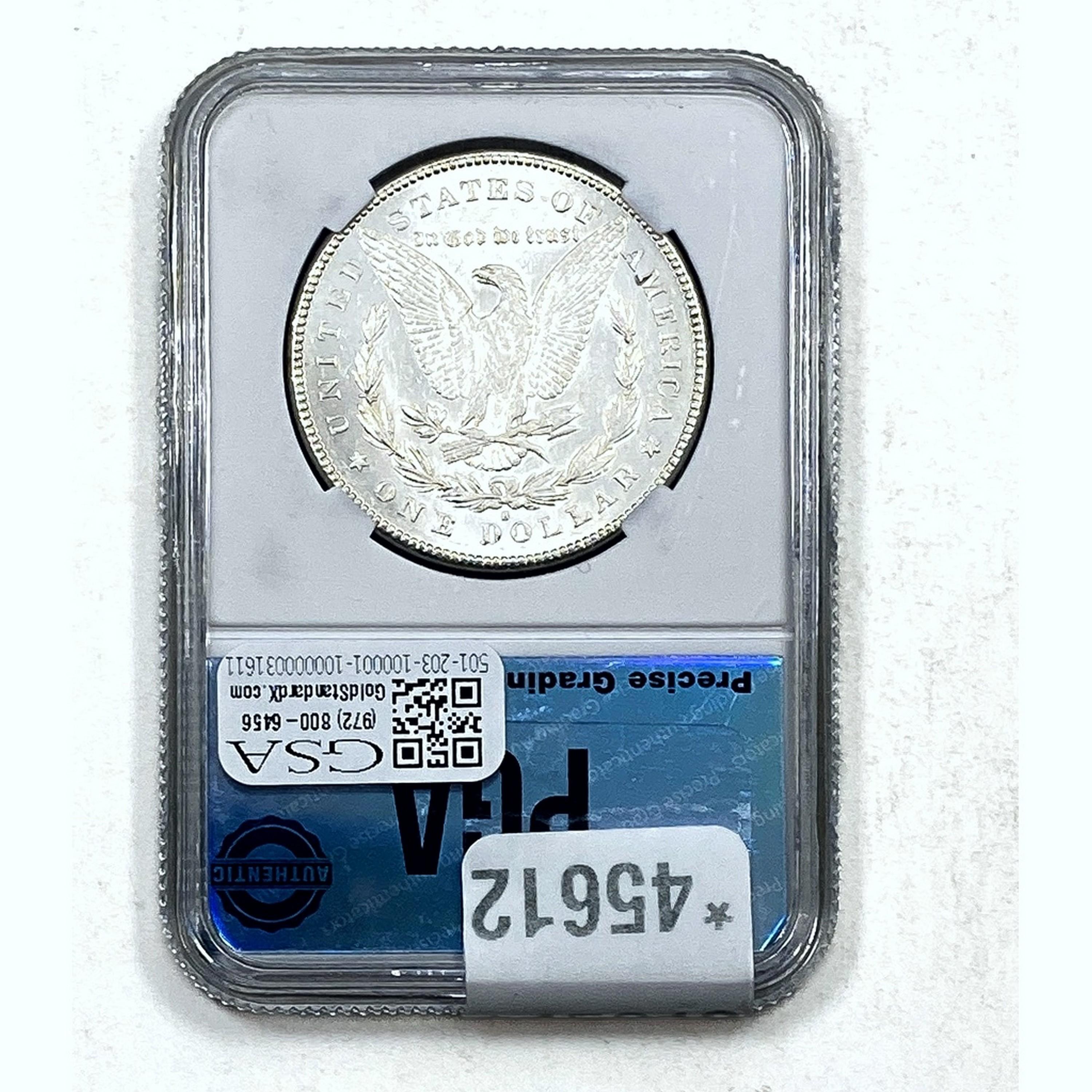 1878-S Morgan Dollar PGA MS64 SILVER