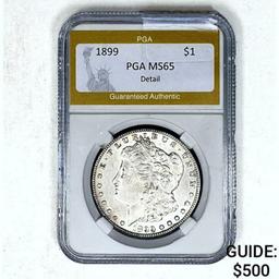 1899 $1 Morgan Dollar PGA MS65 Details