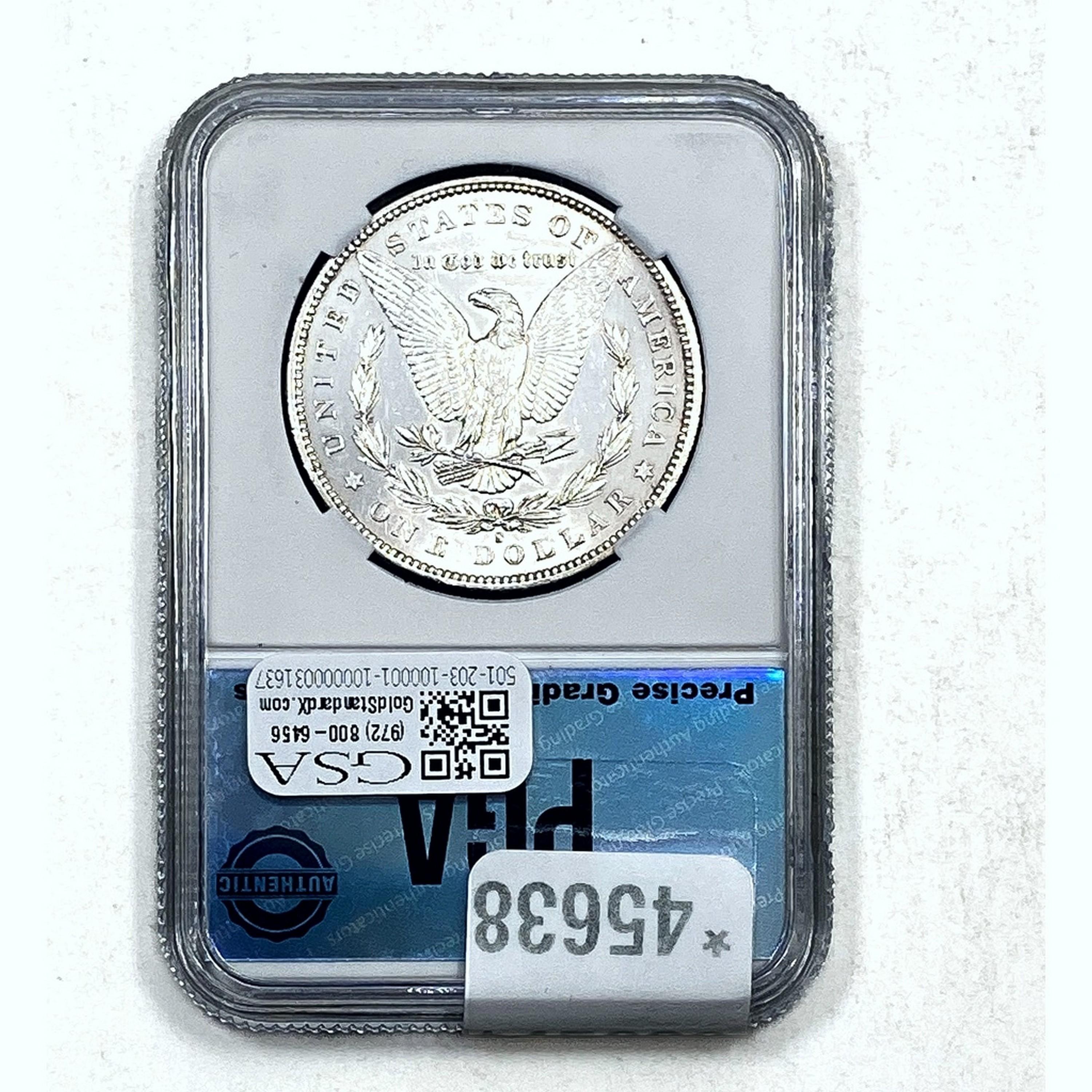 1879-S Morgan Dollar PGA MS65 SILVER