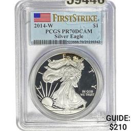 2014-W Silver Eagle PCGS PR70