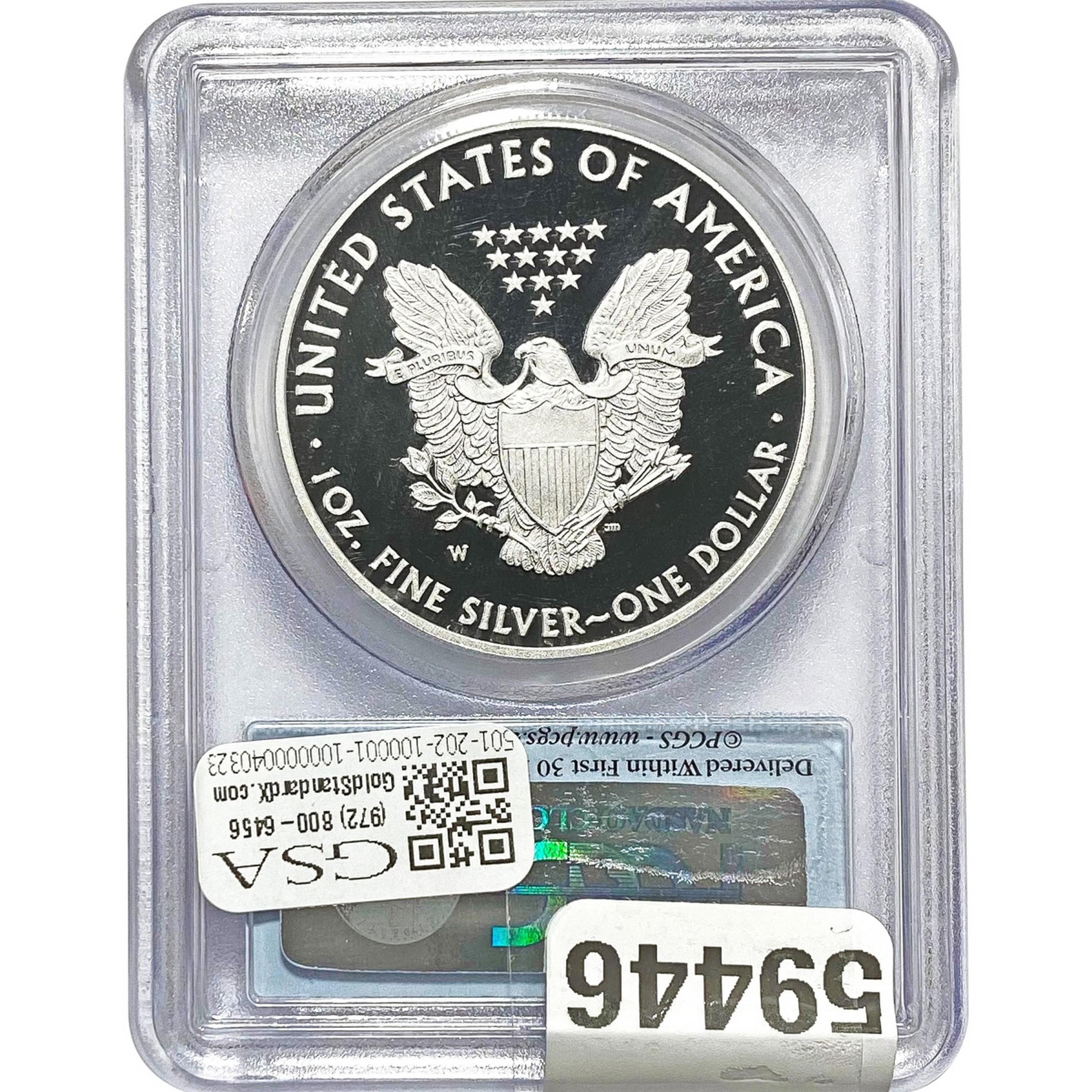 2014-W Silver Eagle PCGS PR70