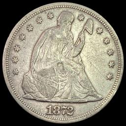1872 Seated Liberty Dollar CLOSELY UNCIRCULATED
