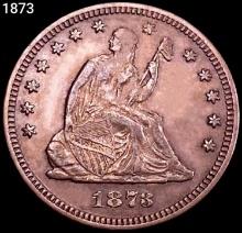 1873 Seated Liberty Quarter