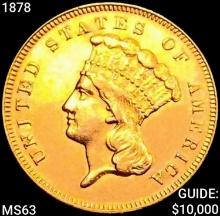 1878 $3 Gold Piece