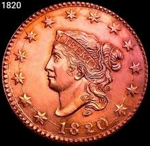 1820 Coronet Head Large Cent