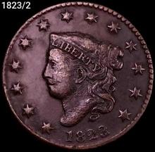 1823/2 Coronet Head Large Cent