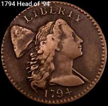 1794 Head of '94 Liberty Cap Large Cent