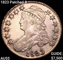 1823 Patched 3 Capped Bust Half Dollar HIGH GRADE